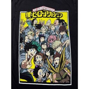 Funimation My Hero Academia Men's T-Shirt - Black, Size S - Anime Manga